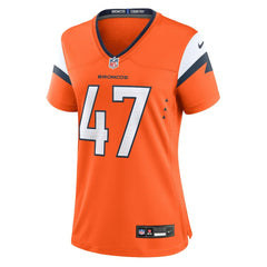 NFL Karene Reid Denver Broncos Women's Team Game Jersey - Orange
