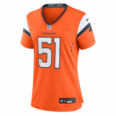 NFL Que Robinson Denver Broncos Women's Team Game Jersey - Orange