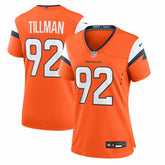 NFL Dondrea Tillman Denver Broncos Women's Team Game Jersey - Orange