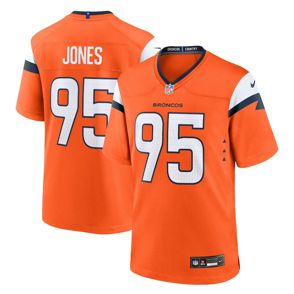 NFL Sai'vion Jones Denver Broncos Team Game Jersey - Orange