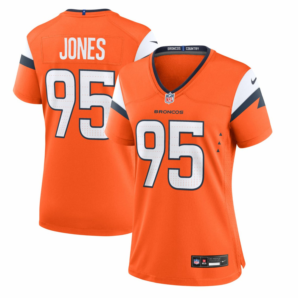 NFL Sai'vion Jones Denver Broncos Women's Team Game Jersey - Orange