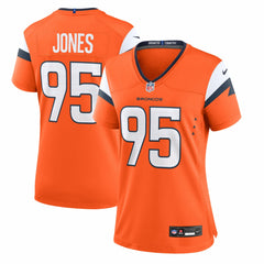 NFL Sai'vion Jones Denver Broncos Women's Team Game Jersey - Orange