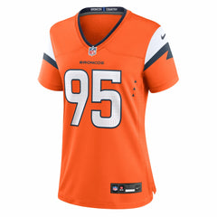 NFL Sai'vion Jones Denver Broncos Women's Team Game Jersey - Orange