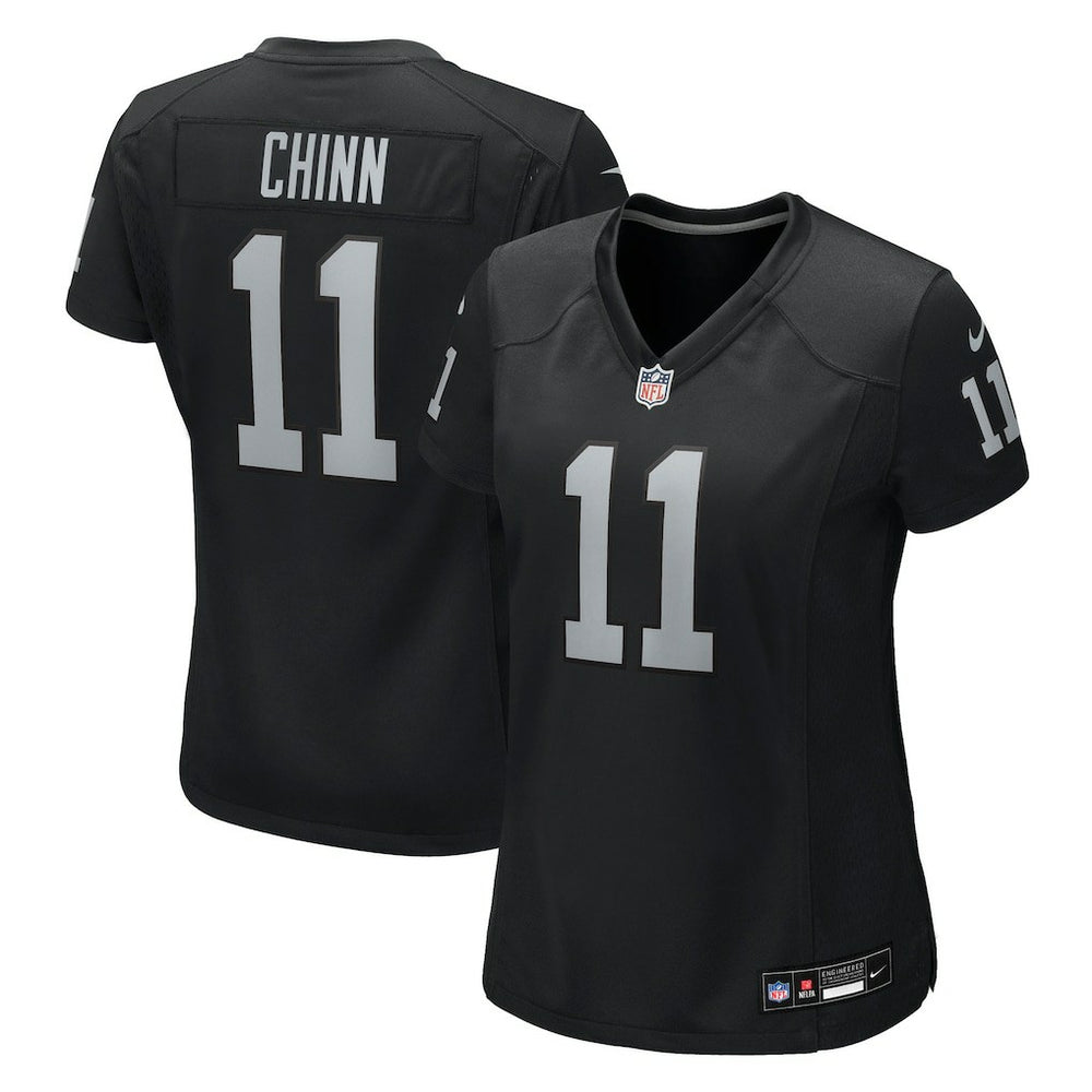 NFL Jeremy Chinn Las Vegas Raiders Women's Team Game Jersey - Black