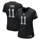 NFL Jeremy Chinn Las Vegas Raiders Women's Team Game Jersey - Black
