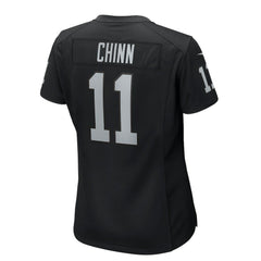 NFL Jeremy Chinn Las Vegas Raiders Women's Team Game Jersey - Black
