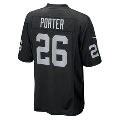 NFL Darien Porter Las Vegas Raiders Team Game Jersey - Black