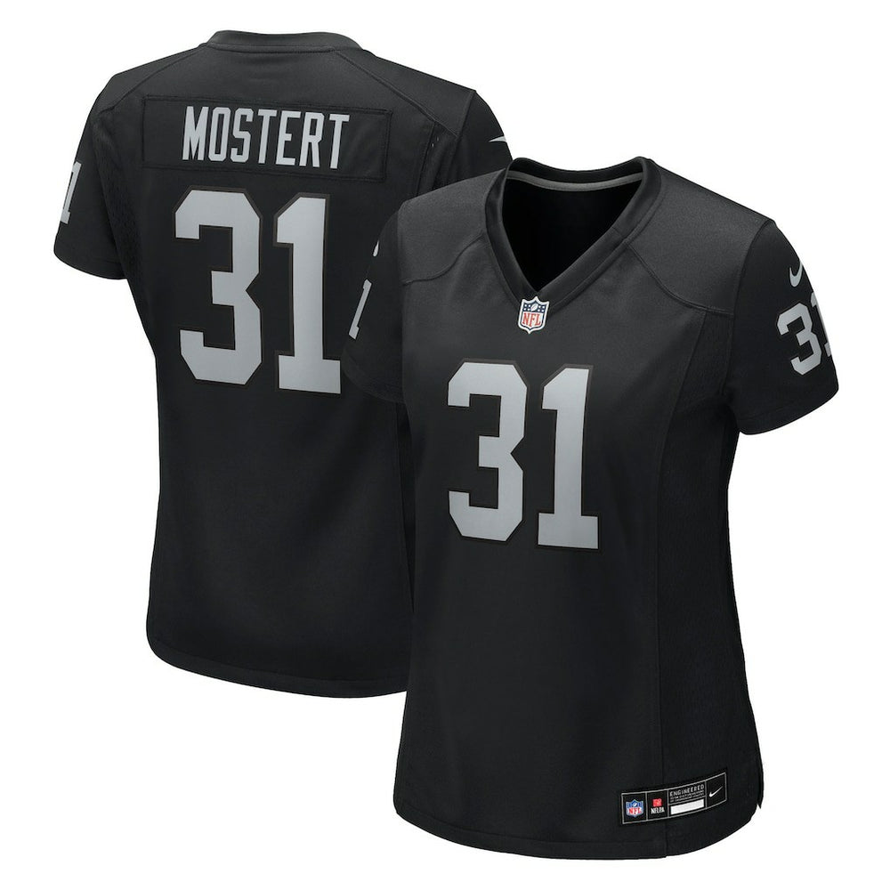 NFL Raheem Mostert Las Vegas Raiders Women's Team Game Jersey - Black