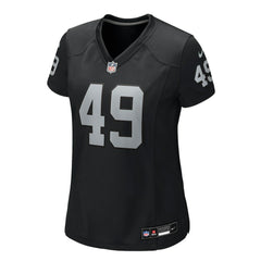 NFL Charles Snowden Las Vegas Raiders Women's Team Game Jersey - Black
