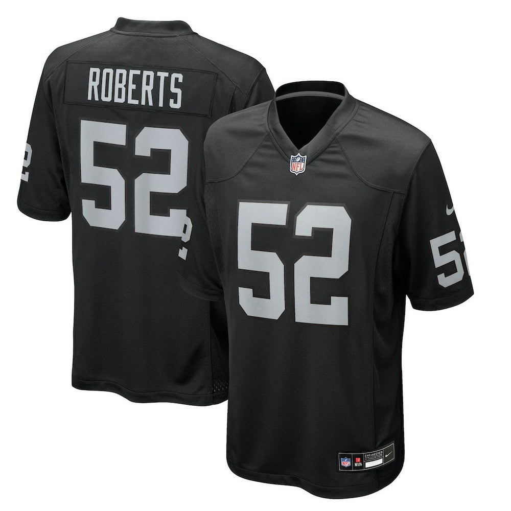 NFL Elandon Roberts Las Vegas Raiders Team Game Jersey - Black