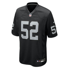 NFL Elandon Roberts Las Vegas Raiders Team Game Jersey - Black