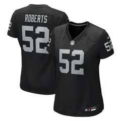 NFL Elandon Roberts Las Vegas Raiders Women's Team Game Jersey - Black