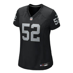 NFL Elandon Roberts Las Vegas Raiders Women's Team Game Jersey - Black