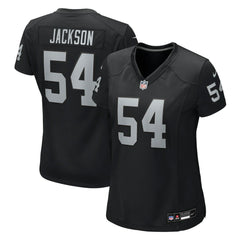 NFL Brennan Jackson Las Vegas Raiders Women's Team Game Jersey - Black