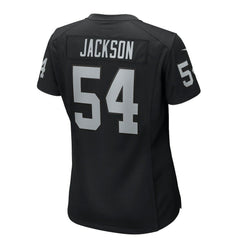 NFL Brennan Jackson Las Vegas Raiders Women's Team Game Jersey - Black