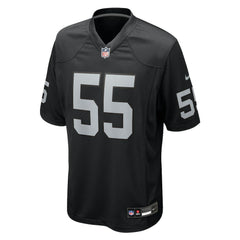 NFL Cody Lindenberg Las Vegas Raiders Team Game Jersey - Black