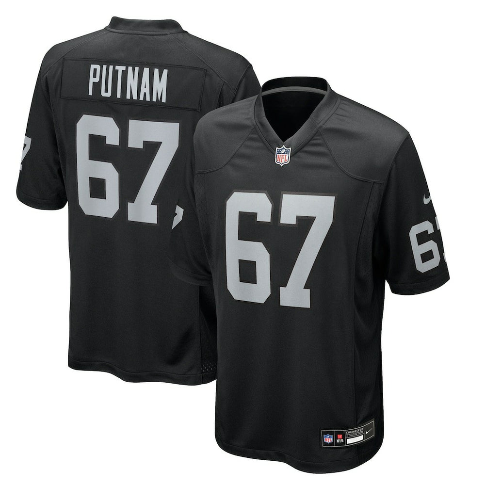 NFL Will Putnam Las Vegas Raiders Team Game Jersey - Black