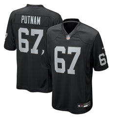 NFL Will Putnam Las Vegas Raiders Team Game Jersey - Black