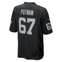 NFL Will Putnam Las Vegas Raiders Team Game Jersey - Black