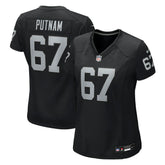 NFL Will Putnam Las Vegas Raiders Women's Team Game Jersey - Black