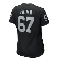 NFL Will Putnam Las Vegas Raiders Women's Team Game Jersey - Black