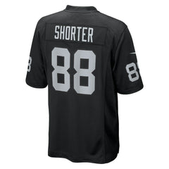 NFL Justin Shorter Las Vegas Raiders Team Game Jersey - Black