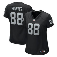 NFL Justin Shorter Las Vegas Raiders Women's Team Game Jersey - Black