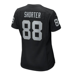 NFL Justin Shorter Las Vegas Raiders Women's Team Game Jersey - Black