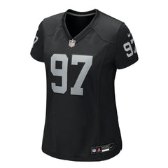 NFL Tonka Hemingway Las Vegas Raiders Women's Team Game Jersey - Black