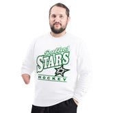 NHL Dallas Stars G-III Sports by Carl Banks Adaptive Headliner Fleece Sweatshirt - White