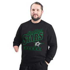 NHL Dallas Stars G-III Sports by Carl Banks Adaptive Headliner Fleece Sweatshirt - Black