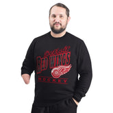 NHL Detroit Red Wings G-III Sports by Carl Banks Adaptive Headliner Fleece Sweatshirt - Black