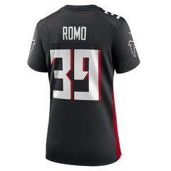 NFL John Parker Romo Atlanta Falcons Women's Team Game Jersey - Black
