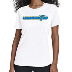 NHL St. Louis Blues Starter Women's Team Stripe T-Shirt - White