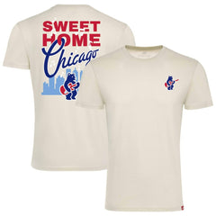 Chicago Cubs Sportiqe Unisex Sweet Home Chicago Comfy Tri-Blend Jersey T-Shirt - Cream Jerseys