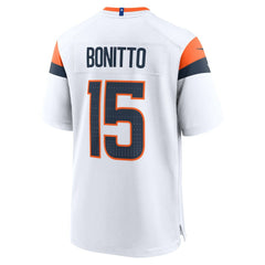 NFL Nik Bonitto Denver Broncos Game Jersey - White