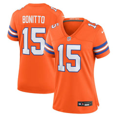 NFL Nik Bonitto Denver Broncos Women's Alternate 2 Mile High Collection 1977 Throwback Game Jersey - Orange