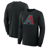 Arizona Diamondbacks Essential Long Sleeve T-Shirt - Black T-shirts