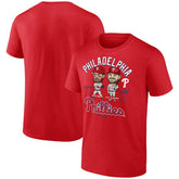 Bryce Harper & Kyle Schwarber Philadelphia Phillies Player Duo T-Shirt - Red T-shirts