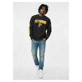 Pittsburgh Pirates Champion Reverse Weave Chenille Sweatshirt - Black Sweatshirts