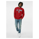 St. Louis Cardinals Champion Reverse Weave Chenille Sweatshirt - Red Sweatshirts