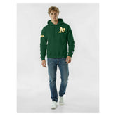 Athletics Champion Reverse Weave Chenille Hoodie - Green Hoodies