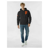 San Francisco Giants Champion Reverse Weave Chenille Hoodie - Black Hoodies