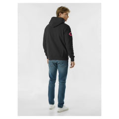 Cincinnati Reds Champion Reverse Weave Chenille Hoodie - Black Hoodies