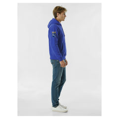 Kansas City Royals Champion Reverse Weave Chenille Hoodie - Royal Hoodies