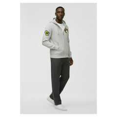 Milwaukee Brewers Champion Reverse Weave Chenille Full-Zip Hoodie - Gray Hoodies