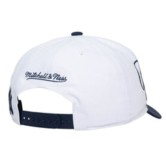 New York Yankees Mitchell & Ness Unisex XL Script Pro Crown Adjustable Hat - White/Navy Hats