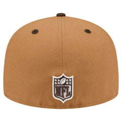 Cincinnati Bengals New Era Two-Tone Walnut 59FIFTY Fitted Hat Light Brown/Dark Brown