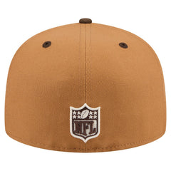 Indianapolis Colts New Era Two-Tone Walnut 59FIFTY Fitted Hat Light Brown/Dark Brown