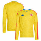 Colombia National Team FIFA x World Cup 2026 Home Replica Long Sleeve Jersey Yellow